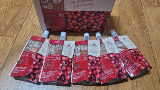 자연에온 몽모랑시 타트체리 착즙 100mL 10개입 2BOX — 5점을 준 리뷰어가 2020년 11월 올린 사용 사진