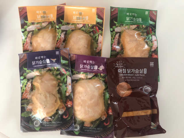 바로 먹는 아침 실온보관 닭가슴살 6종 리뷰 사진
