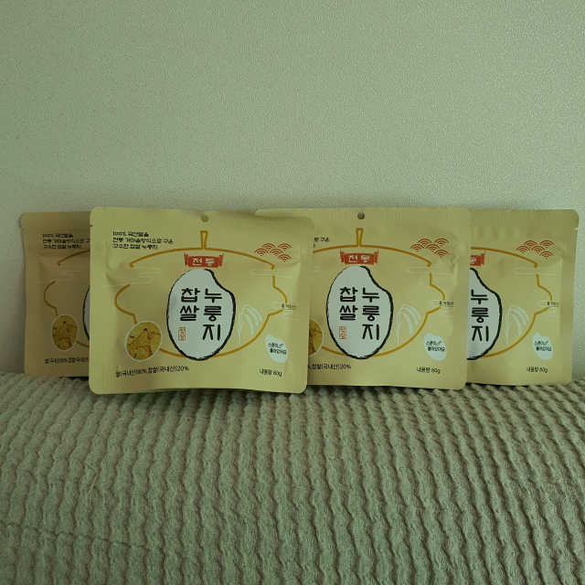 [꾸콤] 참참 전통 찹쌀 누룽지 일주일세트 60g x 5 리뷰 사진