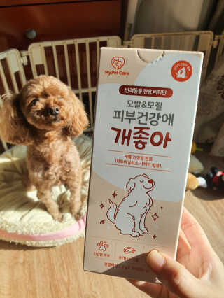My Pet Care 모발과 모질 피부건강에 개좋아 — 5점을 준 리뷰어가 2020년 12월 올린 사용 사진