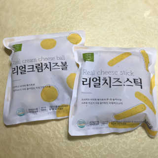 가치식탁 리얼치즈스틱, 리얼크림치즈볼 — 4.5점을 준 리뷰어가 2020년 11월 올린 사용 사진