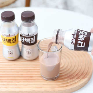 닥터유드링크 단백질 초코맛 and 바나나맛 — 5점을 준 리뷰어가 2020년 8월 올린 사용 사진