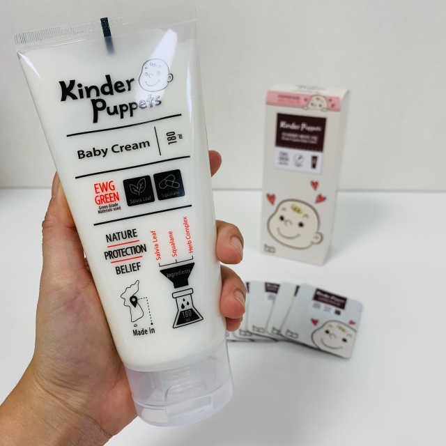 킨더퍼페츠 베이비크림 180ml 리뷰 사진
