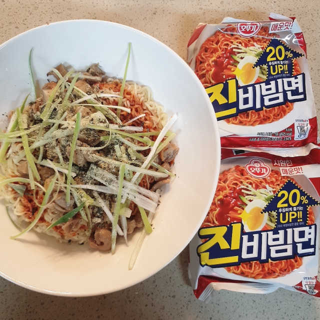 오뚜기 진비빔면 리뷰 사진