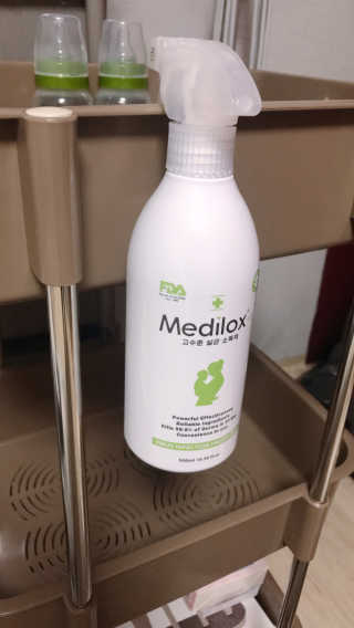 Medilox 메디록스 살균소독제_3종 500ml [택 1] — 4점을 준 리뷰어가 2020년 8월 올린 사용 사진