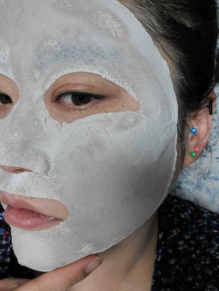 아이디플라코스메틱 페이스핏 플라스터 마스크 _ 리뉴얼 — 5점을 준 리뷰어가 2020년 11월 올린 사용 사진