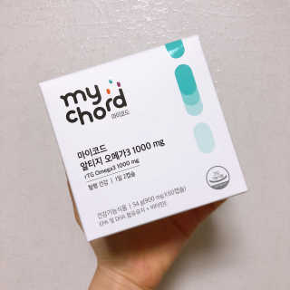 JW중외제약 마이코드 알티지 오메가3 1000 mg — 5점을 준 리뷰어가 2020년 7월 올린 사용 사진