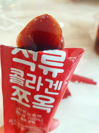 조은약초 석류콜라겐 석류즙 석류쪼옥 젤리 스틱 15포 x 20g — 5점을 준 리뷰어가 2020년 8월 올린 사용 사진
