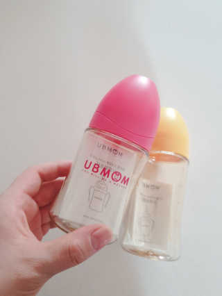 유비맘 PPSU 젖병 노꼭지_200ml_컬러 랜덤 발송 — 3점을 준 리뷰어가 2020년 7월 올린 사용 사진