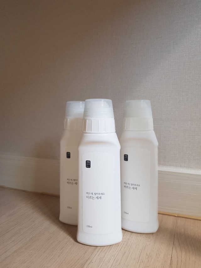 [생활공작소] 바르는 세제 220ml x 3입 리뷰 사진