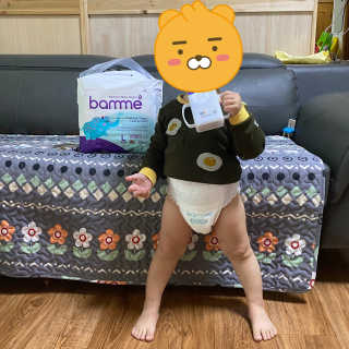 오브맘 밤 프리미엄 아기 기저귀 팬티형 밴드형 — 5점을 준 리뷰어가 2020년 11월 올린 사용 사진