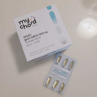 JW중외제약 마이코드 알티지 오메가3 1000 mg — 3점을 준 리뷰어가 2020년 7월 올린 사용 사진