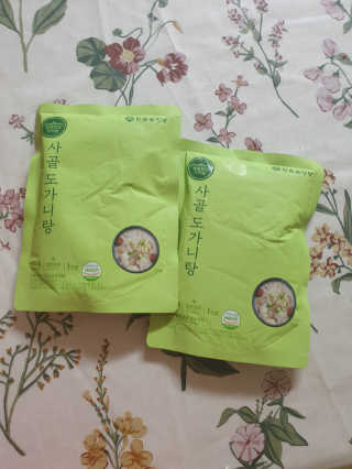한촌몰 설렁탕집 가마솥 도가니탕 350g x 2팩 — 5점을 준 리뷰어가 2020년 8월 올린 사용 사진
