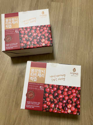 자연에온 몽모랑시 타트체리 착즙 100mL 10개입 2BOX — 4.5점을 준 리뷰어가 2020년 10월 올린 사용 사진