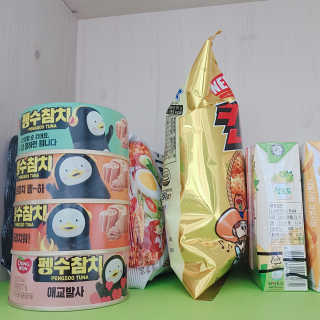동원참치 펭수참치 — 5점을 준 리뷰어가 2020년 7월 올린 사용 사진