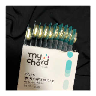 JW중외제약 마이코드 알티지 오메가3 1000 mg — 5점을 준 리뷰어가 2020년 9월 올린 사용 사진
