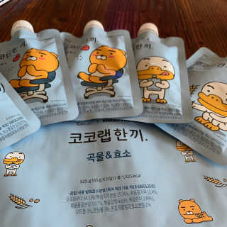 [코코랩] 코코랩 한끼 4 종 중 1종 랜덤 발송 — 5점을 준 리뷰어가 2020년 5월 올린 사용 사진
