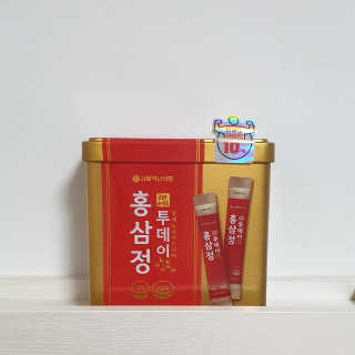 서울약사신협_투데이홍삼정_틴케이스_10g x 30포 — 5점을 준 리뷰어가 2020년 7월 올린 사용 사진