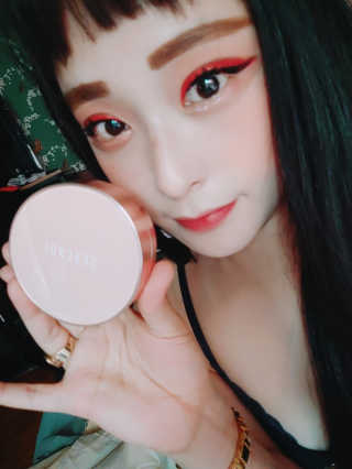 세렌디뷰티 레드 프로폴리스 하이 커버링 트리플 쿠션 — 5점을 준 리뷰어가 2020년 6월 올린 사용 사진