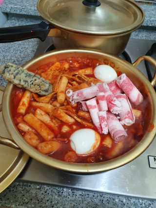 화곡미담 옛날 떡볶이 — 4.5점을 준 리뷰어가 2020년 4월 올린 사용 사진
