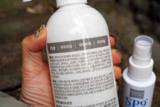 SP9 스프레이형 프리미엄 살균소독제 500ml+100ml — 5점을 준 리뷰어가 2020년 11월 올린 사용 사진