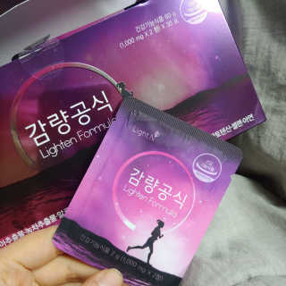 [감량공식] 다이어트 건강기능식품 신규 캠페인 — 4점을 준 리뷰어가 2020년 4월 올린 사용 사진