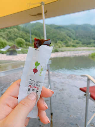 유유네이처 머빈스 젤리 레드비트 콜라겐 — 5점을 준 리뷰어가 2020년 6월 올린 사용 사진