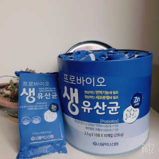 서울약사신협_프로바이오생유산균_2.5G x 100포 — 5점을 준 리뷰어가 2020년 9월 올린 사용 사진