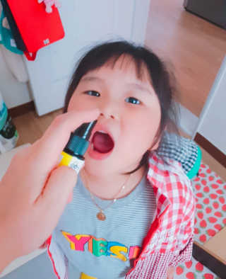 로그네이처 로그 키즈 프로폴리스 스프레이 — 5점을 준 리뷰어가 2020년 5월 올린 사용 사진
