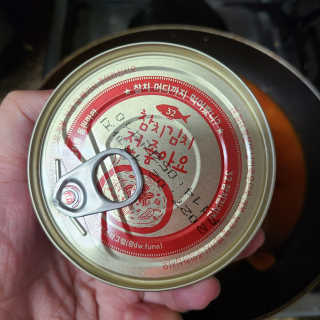 동원참치 펭수참치 — 5점을 준 리뷰어가 2020년 7월 올린 사용 사진