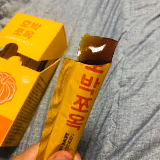 조은약초 국산 늙은 호박즙 호박쪼옥 젤리 20g x 15포 — 4점을 준 리뷰어가 2020년 7월 올린 사용 사진