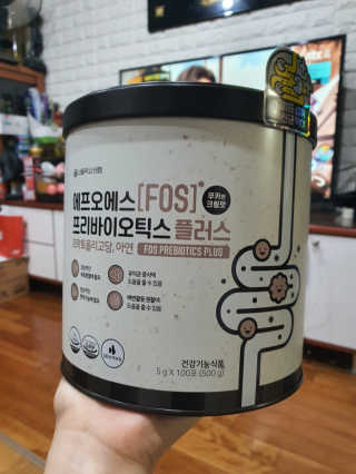 서울약사신협_FOS프리바이오틱스플러스쿠앤크_5gX100포 — 4점을 준 리뷰어가 2020년 5월 올린 사용 사진