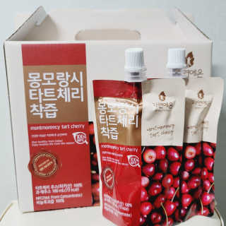 자연에온 몽모랑시 타트체리 착즙 100mL 10개입 2BOX — 5점을 준 리뷰어가 2020년 11월 올린 사용 사진