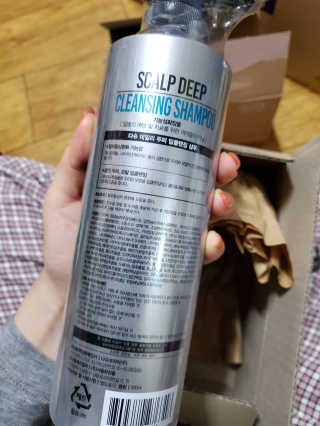 다슈코리아 다슈 데일리 두피 딥 클렌징 샴푸 500ml — 5점을 준 리뷰어가 2020년 10월 올린 사용 사진