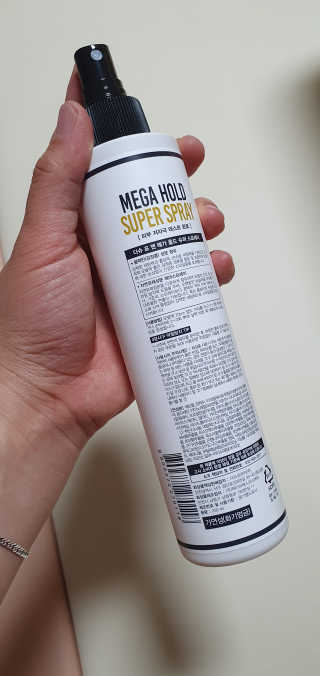 다슈코리아 다슈 포 맨 프리미엄 메가 홀드 슈퍼 스프레이 250ml — 5점을 준 리뷰어가 2020년 6월 올린 사용 사진