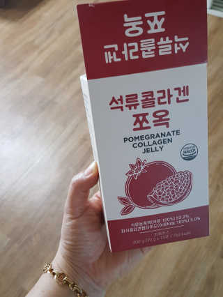 조은약초 석류콜라겐 석류즙 석류쪼옥 젤리 스틱 15포 x 20g — 5점을 준 리뷰어가 2020년 8월 올린 사용 사진