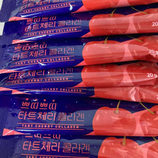 서울약사신협_쁘띠쁘띠타트체리콜라겐_20g x 14포 — 5점을 준 리뷰어가 2020년 11월 올린 사용 사진