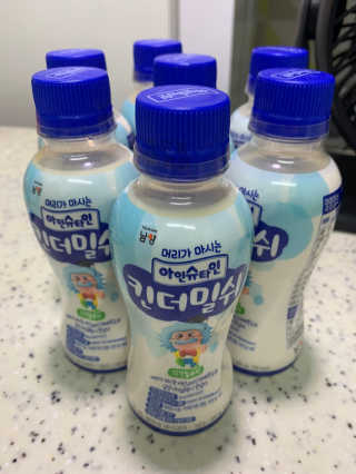 남양유업 [ 아인슈타인 ] 머리가 마시는 아인슈타인 킨더밀쉬 — 5점을 준 리뷰어가 2020년 7월 올린 사용 사진