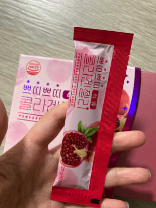 헬스업_쁘띠쁘띠석류콜라겐젤리_20g x 14포 — 5점을 준 리뷰어가 2020년 10월 올린 사용 사진