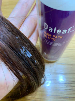 달리프 글램 헤어팩 인미스트 200ml — 5점을 준 리뷰어가 2020년 12월 올린 사용 사진