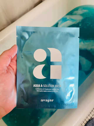 Avajar A-Solution 마스크 — 5점을 준 리뷰어가 2020년 12월 올린 사용 사진