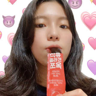 조은약초 석류콜라겐 석류즙 석류쪼옥 젤리 스틱 15포 x 20g — 5점을 준 리뷰어가 2020년 8월 올린 사용 사진