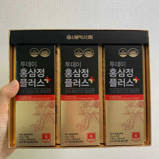 서울약사신협_투데이홍삼정플러스스틱_10g x 30포 — 5점을 준 리뷰어가 2020년 11월 올린 사용 사진
