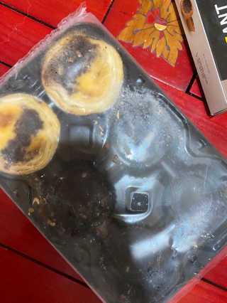 디앙뜨 포르투갈 에그타르트 오리지널 맛+패션후르츠+초콜릿타르트 맛 중 택1 — 5점을 준 리뷰어가 2021년 8월 올린 사용 사진