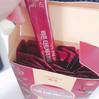 건강한약속 바른 바른 타트체리100 — 5점을 준 리뷰어가 2020년 7월 올린 사용 사진