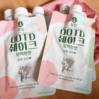 [꾸콤] 참참 OOTD쉐이크 담백한 일주일세트 50g x 5 — 3.5점을 준 리뷰어가 2020년 9월 올린 사용 사진
