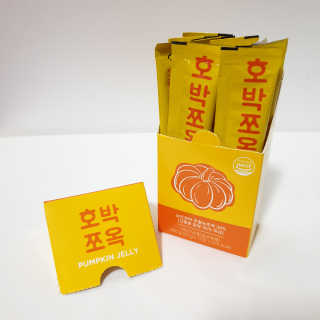 조은약초 국산 늙은 호박즙 호박쪼옥 젤리 20g x 15포 — 3.5점을 준 리뷰어가 2020년 8월 올린 사용 사진