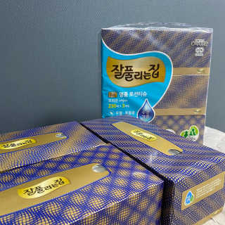 잘풀리는집 부드러운 모이스처 보습 미용 티슈 230매 — 5점을 준 리뷰어가 2020년 9월 올린 사용 사진