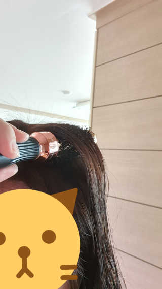 아이캔디 레인보우 뿌리볼륨 핫컬링 브러쉬 — 3점을 준 리뷰어가 2020년 10월 올린 사용 사진
