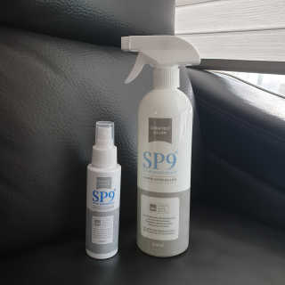 SP9 스프레이형 프리미엄 살균소독제 500ml+100ml — 5점을 준 리뷰어가 2020년 11월 올린 사용 사진